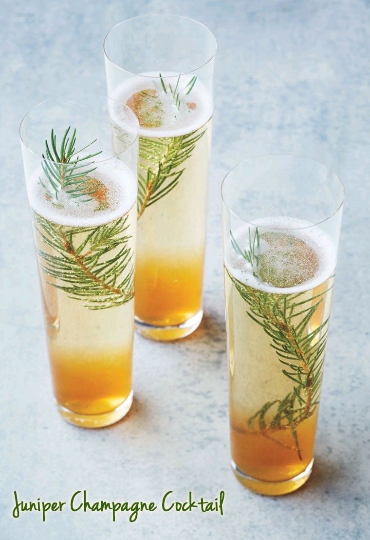 Ringing the New Year in with a Juniper Champagne Cocktail