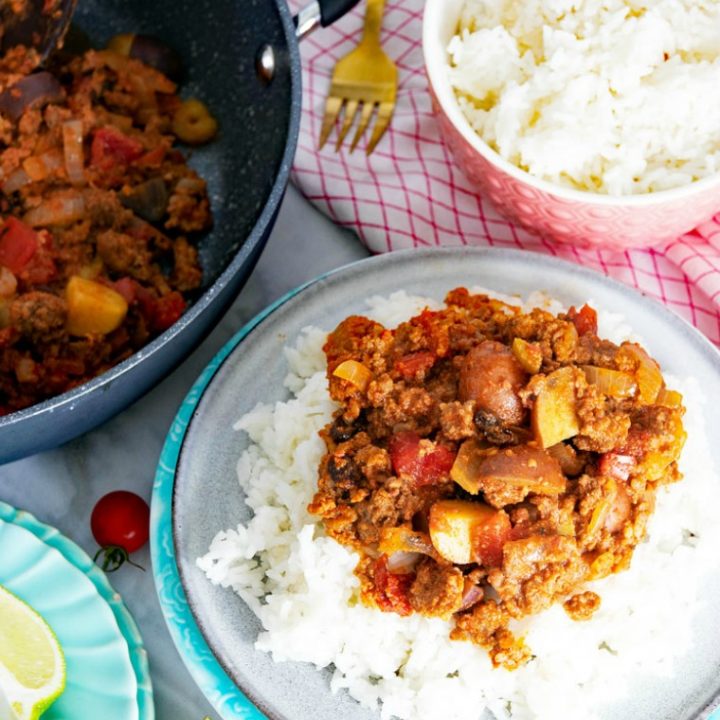 Mexican Picadillo con Papas