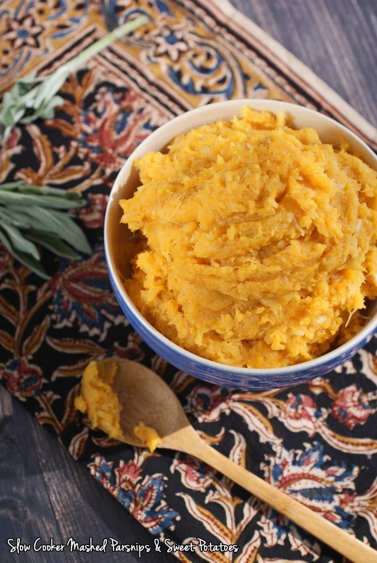 Slow Cooker Mashed Parsnips And Sweet Potatoes 7796