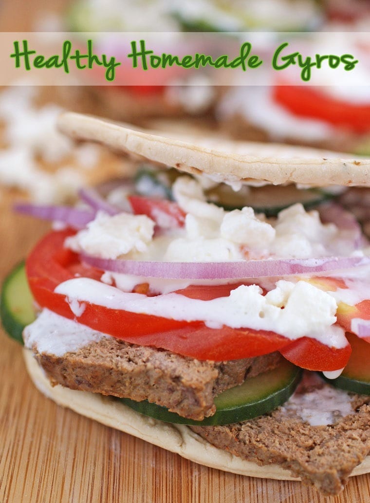 Homemade Gyros Recipe | This Mama Cooks! On a Diet
