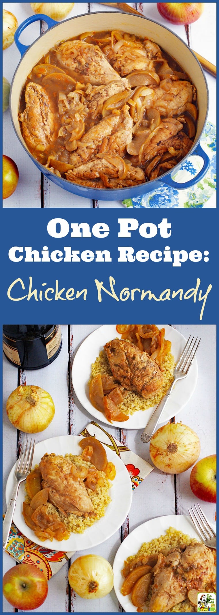 One Pot Chicken Recipes: Chicken Normandy à la Marie-Celine | This Mama