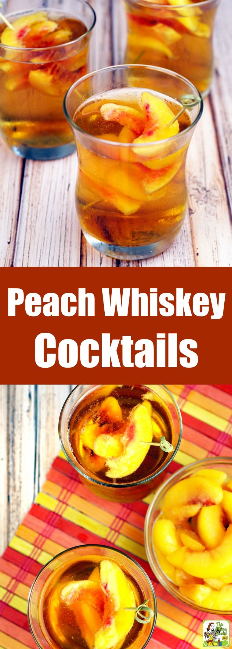 Peach Whiskey Cocktail Recipe This Mama Cooks On A Diet