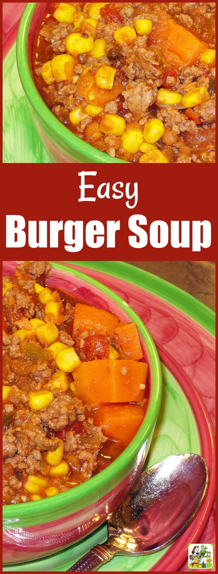 Easy Burger Soup Recipe | This Mama Cooks! On a Diet