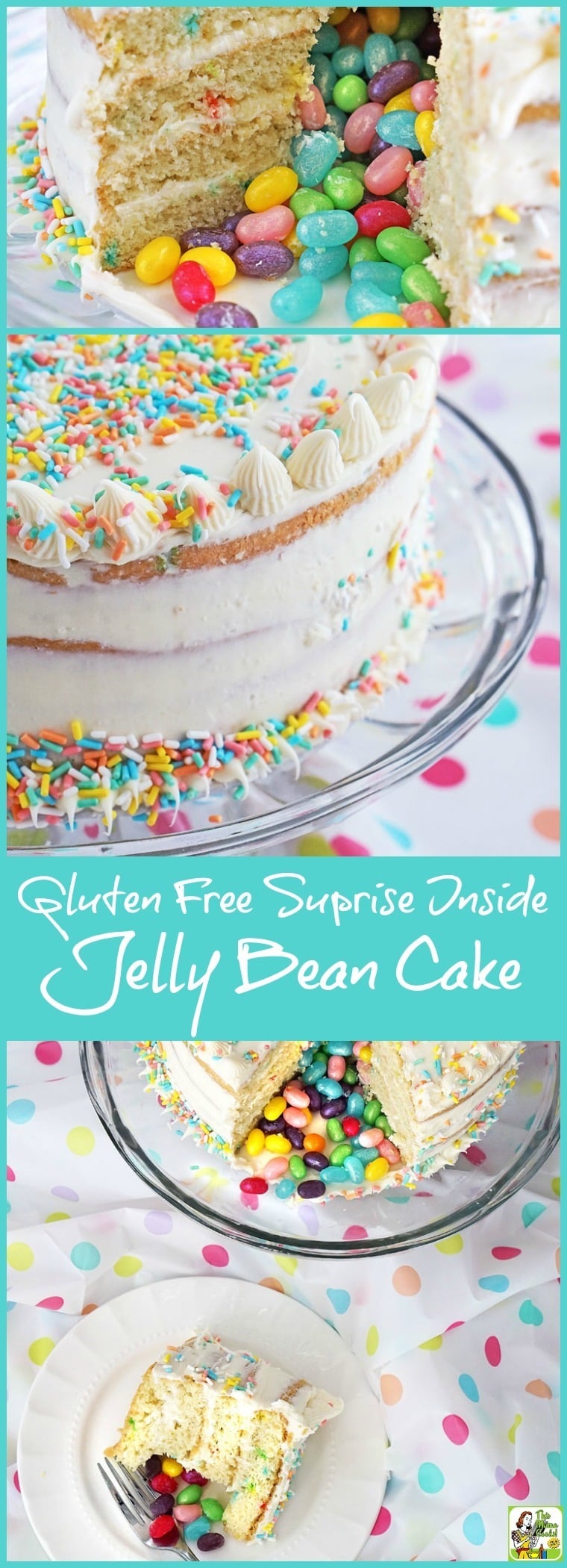 Gluten Free Surprise Inside Jelly Bean Cake Recipe | This Mama Cooks ...