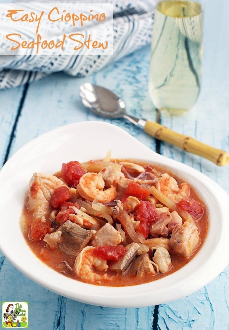 Easy Cioppino Seafood Stew | This Mama Cooks! On a Diet™