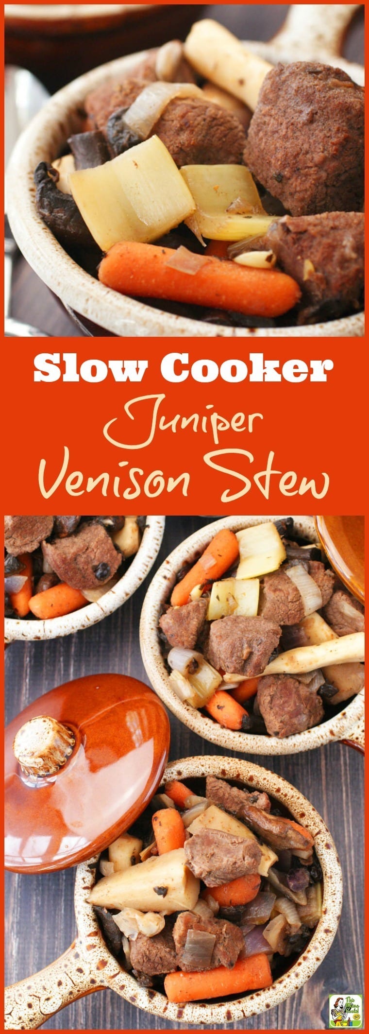 Slow Cooker Juniper Venison Stew | This Mama Cooks! On a Diet™