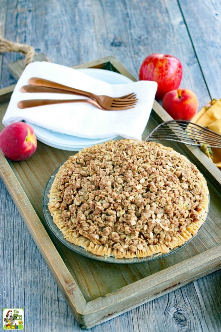 peach pie with crumb topping food network