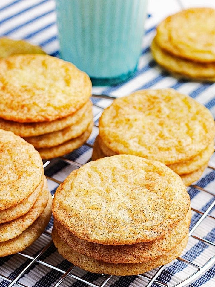 Rice Flour Cookies Snickerdoodles Recipe – This Mama Cooks! On a Diet